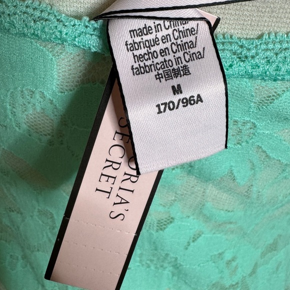 Victoria’s Secret Mint Green Lace Slip Dress Women’s Size Medium NEW NWT - Picture 6 of 9